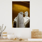 Lincoln Memorial von Diacritical Poster (Küche)