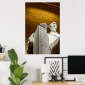 Lincoln Memorial von Diacritical Poster (Heimbüro)