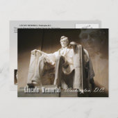 Lincoln Memorial, Washington, D.C. Postkarte (Vorne/Hinten)