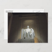 Lincoln Memorial Washington DC 2002 Postkarte (Vorne/Hinten)