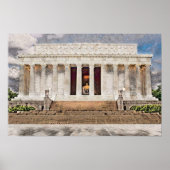 Lincoln Memorial, Washington DC Poster (Vorne)
