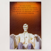 Lincoln Memorial Washington. Jigsaw Puzzle (Vertikal)
