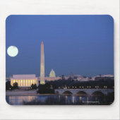 Lincoln Memorial, Washington Monument, USA Mousepad (Vorne)