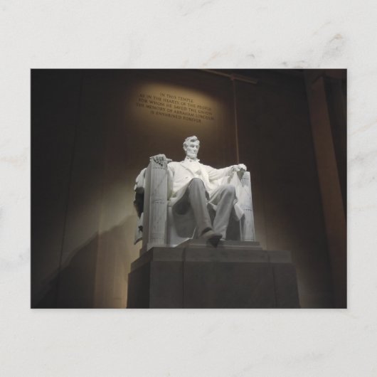 Lincoln MemorialPostcard Postkarte (Vorderseite)