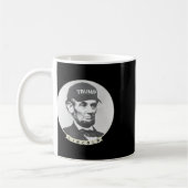 Lincoln mit Trump-Hut - Funny Abe Merica Abrah Kaffeetasse (Links)