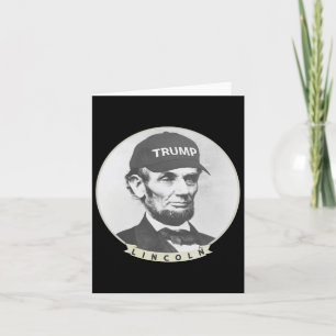 Lincoln mit Trump-Hut - Funny Abe Merica Abrah Karte