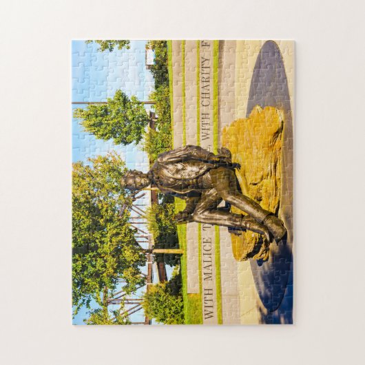 Lincoln Monument Kentucky. Puzzle (Vertikal)