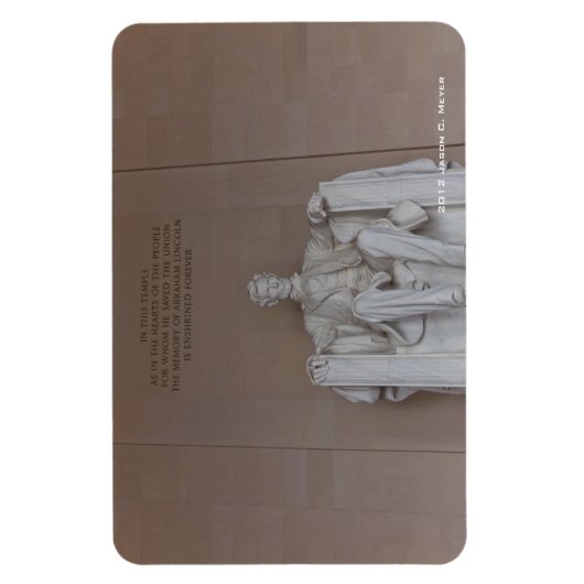 Lincoln Monument Magnet (Vertikal)