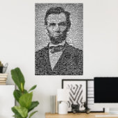 Lincoln Mosaic Poster (Heimbüro)