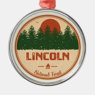 Lincoln National Forest Ornament Aus Metall