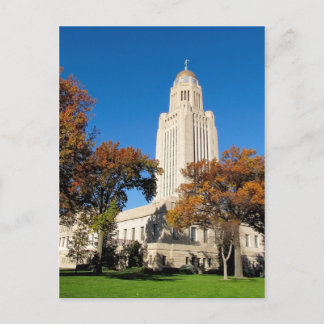 Lincoln, NE Staat Hauptstadt Postkarte #1n 0001000