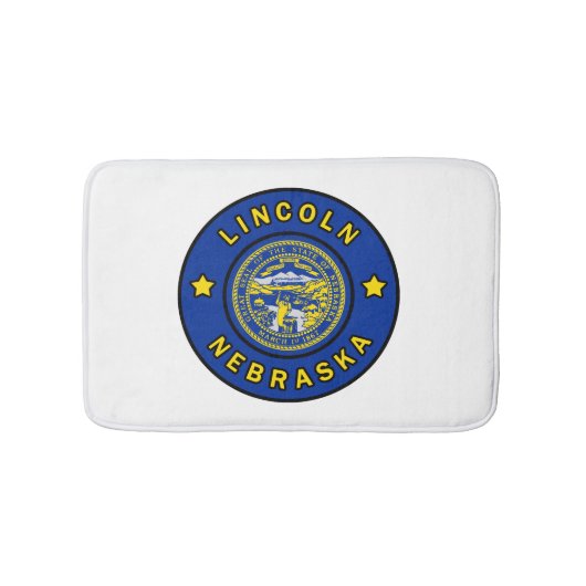 Lincoln Nebraska Badematte (Vorderseite)