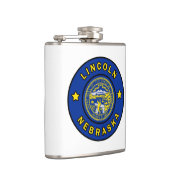 Lincoln Nebraska Flachmann (Rechts)