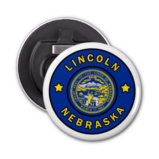 Lincoln Nebraska Flaschenöffner (Vorderseite)