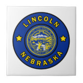 Lincoln Nebraska Fliese (Vorderseite)