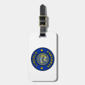 Lincoln Nebraska Gepäckanhänger (Vorderseite vertikal)