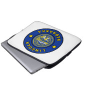 Lincoln Nebraska Laptopschutzhülle (Vorne Knopf)
