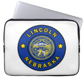Lincoln Nebraska Laptopschutzhülle (Vorderseite)