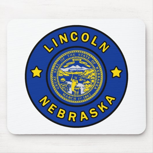 Lincoln Nebraska Mousepad (Vorne)