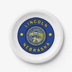Lincoln Nebraska Pappteller