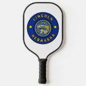 Lincoln Nebraska Pickleball Schläger (Rückseite)