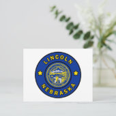 Lincoln Nebraska Postkarte (Stehend Vorderseite)