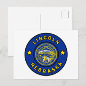 Lincoln Nebraska Postkarte (Vorne/Hinten)