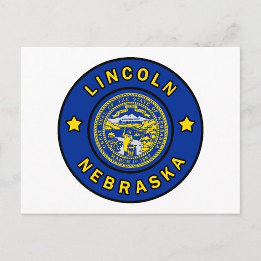 Lincoln Nebraska Postkarte (Vorderseite)