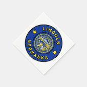 Lincoln Nebraska Serviette (Ecke)