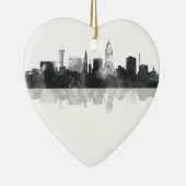 LINCOLN, NEBRASKA-SKYLINE KERAMIK ORNAMENT (Rechts)