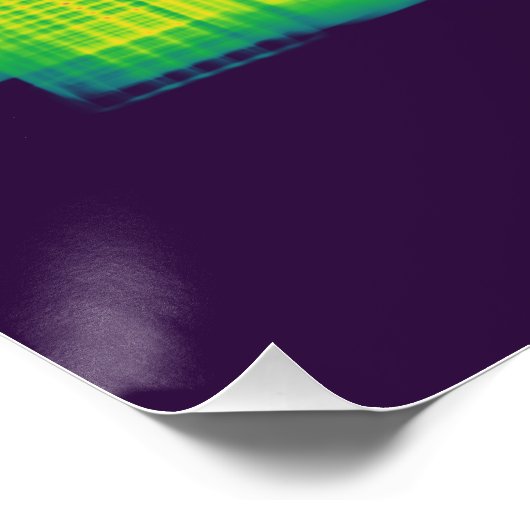 Lincoln Nebraska Skyline Poster (Ecke)