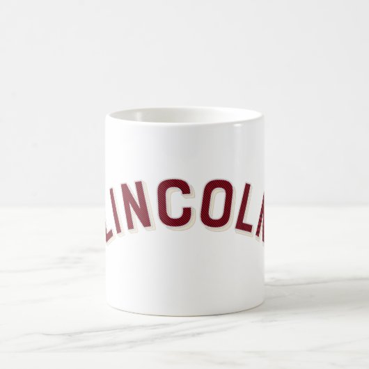Lincoln, Nebraska Vintag Arch Kaffeetasse (Mittel)