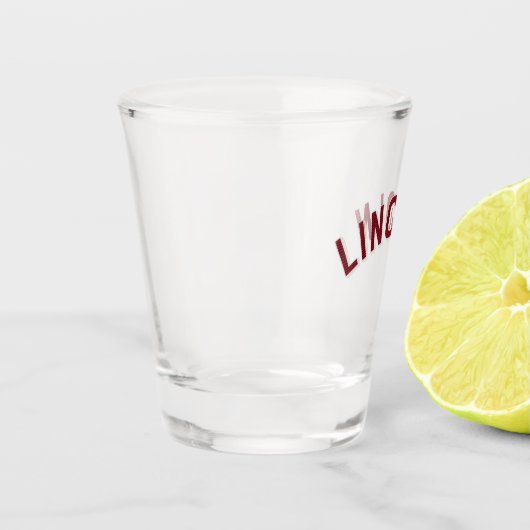 Lincoln, Nebraska Vintag Arch Schnapsglas (Links)