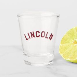 Lincoln, Nebraska Vintag Arch Schnapsglas