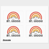 Lincoln New Hampshire Rechteckiger Aufkleber (Blatt)