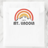 Lincoln New Hampshire Rechteckiger Aufkleber (Tasche)