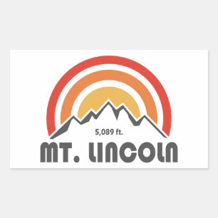 Lincoln New Hampshire Rechteckiger Aufkleber