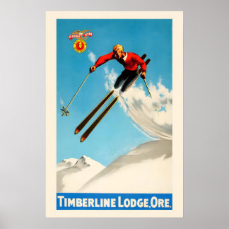 Lincoln New Hampshire Ski Resort - im Stil der alt Poster
