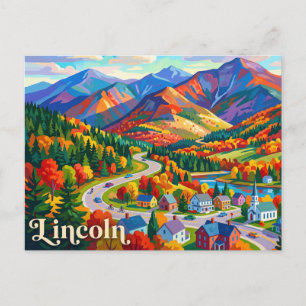 Lincoln, New Hampshire, Vereinigte Staaten Postkarte
