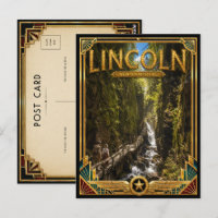 Lincoln New Hampshire Vintage Art Deco Golden Age