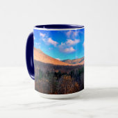 Lincoln, NH - Weiße Berge - Herbstlandschaft Tasse (Vorderseite Links)