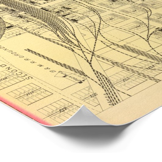 Lincoln North, Nebraska Poster (Ecke)