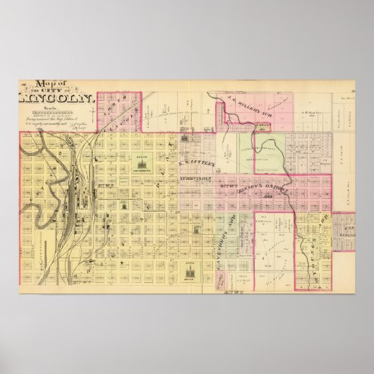 Lincoln North, Nebraska Poster (Vorne)