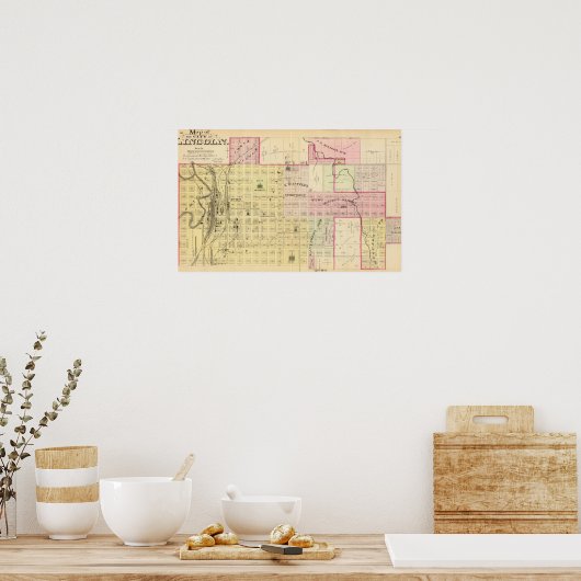 Lincoln North, Nebraska Poster (Küche)