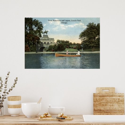 Lincoln Park, Chicago 1915 Vintag Poster (Küche)