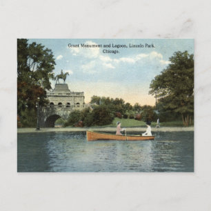 Lincoln Park, Chicago 1915 Vintage Postkarte