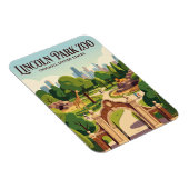Lincoln Park Zoo Illinois Magnet (Rechte Seite)