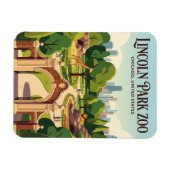 Lincoln Park Zoo Illinois Magnet (Horizontal)