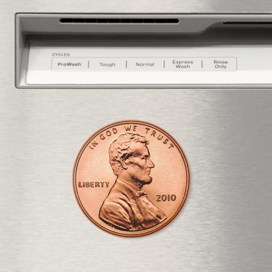 Lincoln Penny Classic Magnet (In Situ (Geschirrspüler))
