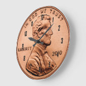 LINCOLN PENNY GROßE WANDUHR (Winkel)